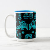 Tasse 2 Couleurs Phoenix Bird Fold Art Imprimer (Gauche)