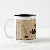 Tasse 2 Couleurs Phoenix Notaire Public Scinder Feather Quather (Gauche)