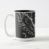 Tasse 2 Couleurs Phoenix renaissant des flammes par BurnsInHell (Gauche)