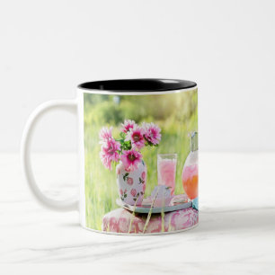 Tasse 2 Couleurs Photo citronnée rose