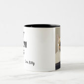 Tasse 2 Couleurs Photo de Best Cat Mom (Centre)