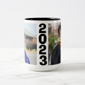 Tasse 2 Couleurs Photo de fin d'études 2023 (Centre)