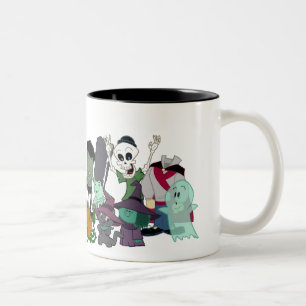 Tasse 2 Couleurs Photo de groupe de Halloweenies