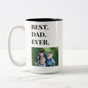 Tasse 2 Couleurs Photo du meilleur père pour enfants
