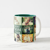 Tasse 2 Couleurs Photo et texte personnalisés (Devant droit)