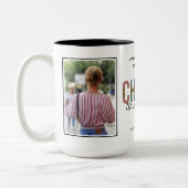 Tasse 2 Couleurs Photo moderne du 21e anniversaire (Gauche)