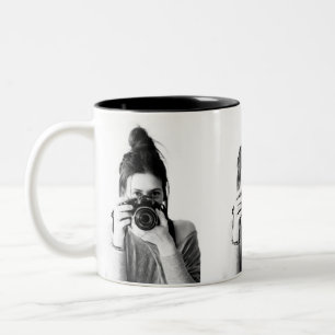 Tasse 2 Couleurs Photo moderne minimaliste propre 3 Photos