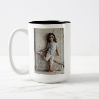 Tasse 2 Couleurs Photo personnalisé sur mesure