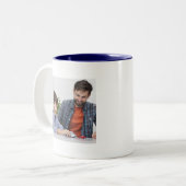 Tasse 2 Couleurs Photo personnalisée (Devant gauche)