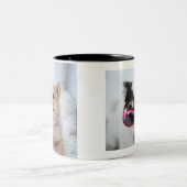 Tasse 2 Couleurs Photo personnalisée à double face customisée (Centre)