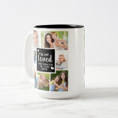 Tasse 2 Couleurs Photo Personnalisée Vous Êtes Aimé (Devant gauche)