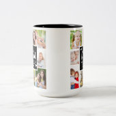 Tasse 2 Couleurs Photo Personnalisée Vous Êtes Aimé (Centre)