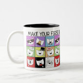Tasse 2 Couleurs Photo Props Cat (Gauche)