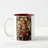 Tasse 2 Couleurs Photo Saint Patrick sur verre tendu (Gauche)