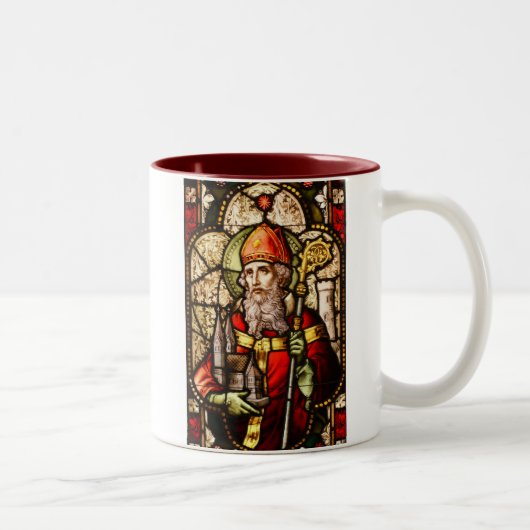 Tasse 2 Couleurs Photo Saint Patrick sur verre tendu (Droit)