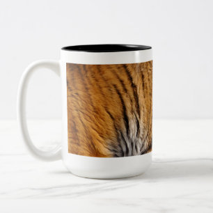 Tasse 2 Couleurs Photo Tiger Stripes Big Cat Wildlife