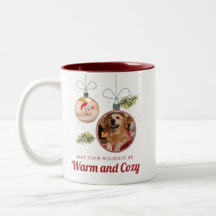 Tasse 2 Couleurs Photos de Famille Animaux de Compagnie Modernes po