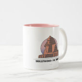 Tasse 2 Couleurs Photos d'Hollywood (Devant droit)