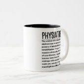 Tasse 2 Couleurs Physiatre (Devant droit)