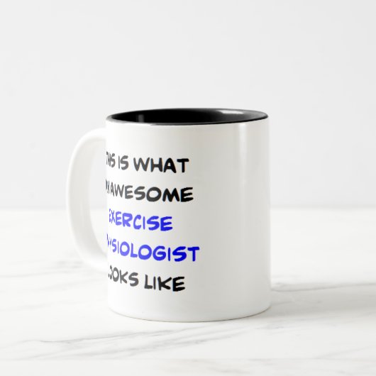 Tasse 2 Couleurs physiologiste de l'exercice, génial (Devant gauche)