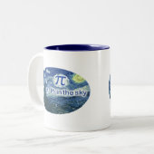 Tasse 2 Couleurs Pi dans le ciel (Devant gauche)