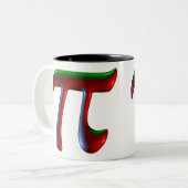 Tasse 2 Couleurs Pi Dark Disco (Devant gauche)