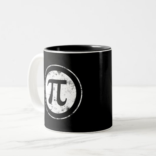 Tasse 2 Couleurs Pi Day Pi Math (Devant gauche)