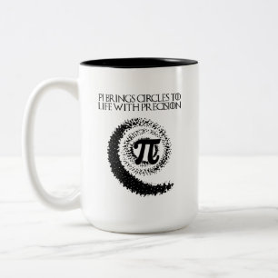 Tasse 2 Couleurs Pi donne vie aux cercles avec précision