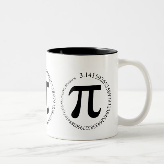 Tasse 2 Couleurs Pi (Jour) (Droit)