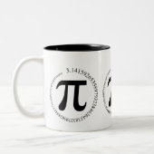 Tasse 2 Couleurs Pi (Jour) (Gauche)