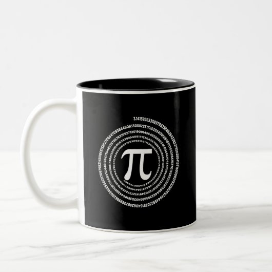 Tasse 2 Couleurs Pi Mathématiques Pi Maths (Gauche)