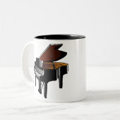 Tasse 2 Couleurs Piano (Devant gauche)