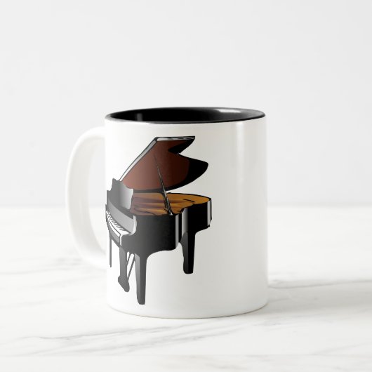 Tasse 2 Couleurs Piano (Devant gauche)