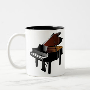 Tasse 2 Couleurs Piano