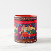 Tasse 2 Couleurs Piano Player Et Notes musicales (Centre)