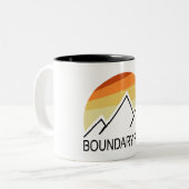 Tasse 2 Couleurs Pic Boundary Nevada Rétro (Devant gauche)