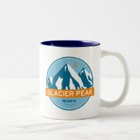 Pic Glacier Washington Étoiles Lune