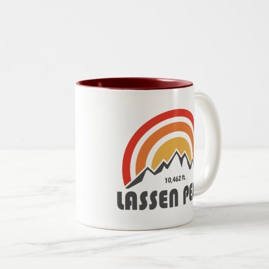 Tasse 2 Couleurs Pic Lassen (Devant droit)