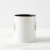 Tasse 2 Couleurs Pichet Floral Rustique (Centre)