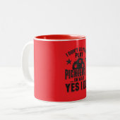 Tasse 2 Couleurs Pickleball (Devant gauche)