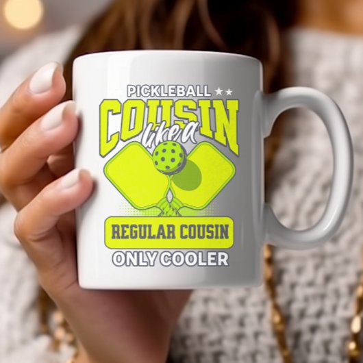 Tasse 2 Couleurs Pickleball Cousin Like Regular Cousin only Glacièr
