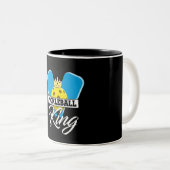 Tasse 2 Couleurs Pickleball King - Drôle Champion de Pickleball (Devant droit)