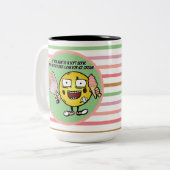 Tasse 2 Couleurs Pickleball Si Vous Voulez Soft Serve Aller Pour Gl (Devant gauche)