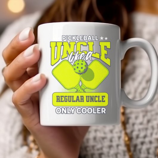 Tasse 2 Couleurs Pickleball Uncle Comme un oncle régulier seulement