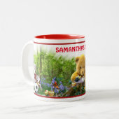 TASSE 2 COULEURS PICNIC NOUNOURS CUL (Devant gauche)