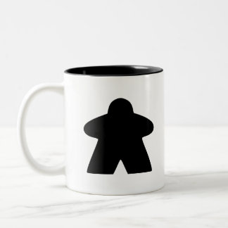 Tasse 2 Couleurs Pièce de jeu Black Meeple Board