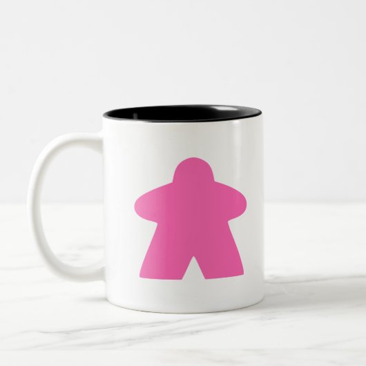 Tasse 2 Couleurs Pièce de jeu de table de membres rose (Gauche)