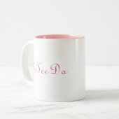 Tasse 2 Couleurs Pièce en t DA de La (Devant gauche)