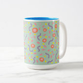 Tasse 2 Couleurs Pieds et lignes minimes (Devant droit)