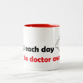 Tasse 2 Couleurs Pierogi chaque jour, garder le médecin loin de la (Centre)
